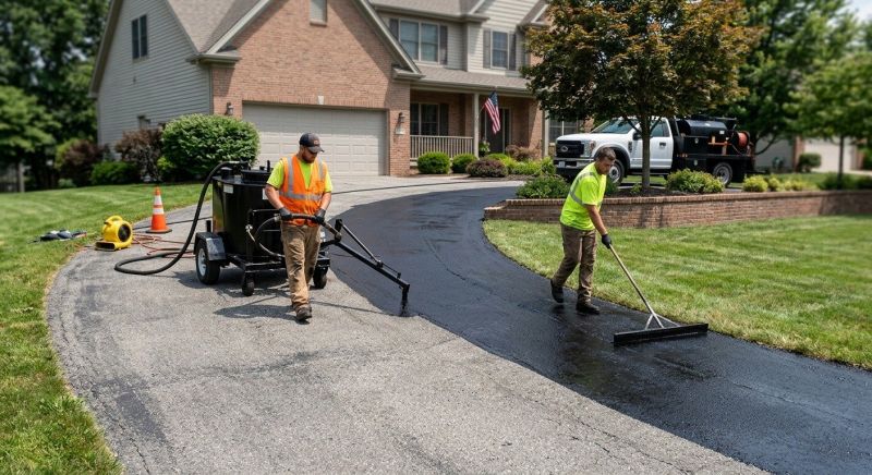 Residential Driveway Sealcoating in San Antonio, TX